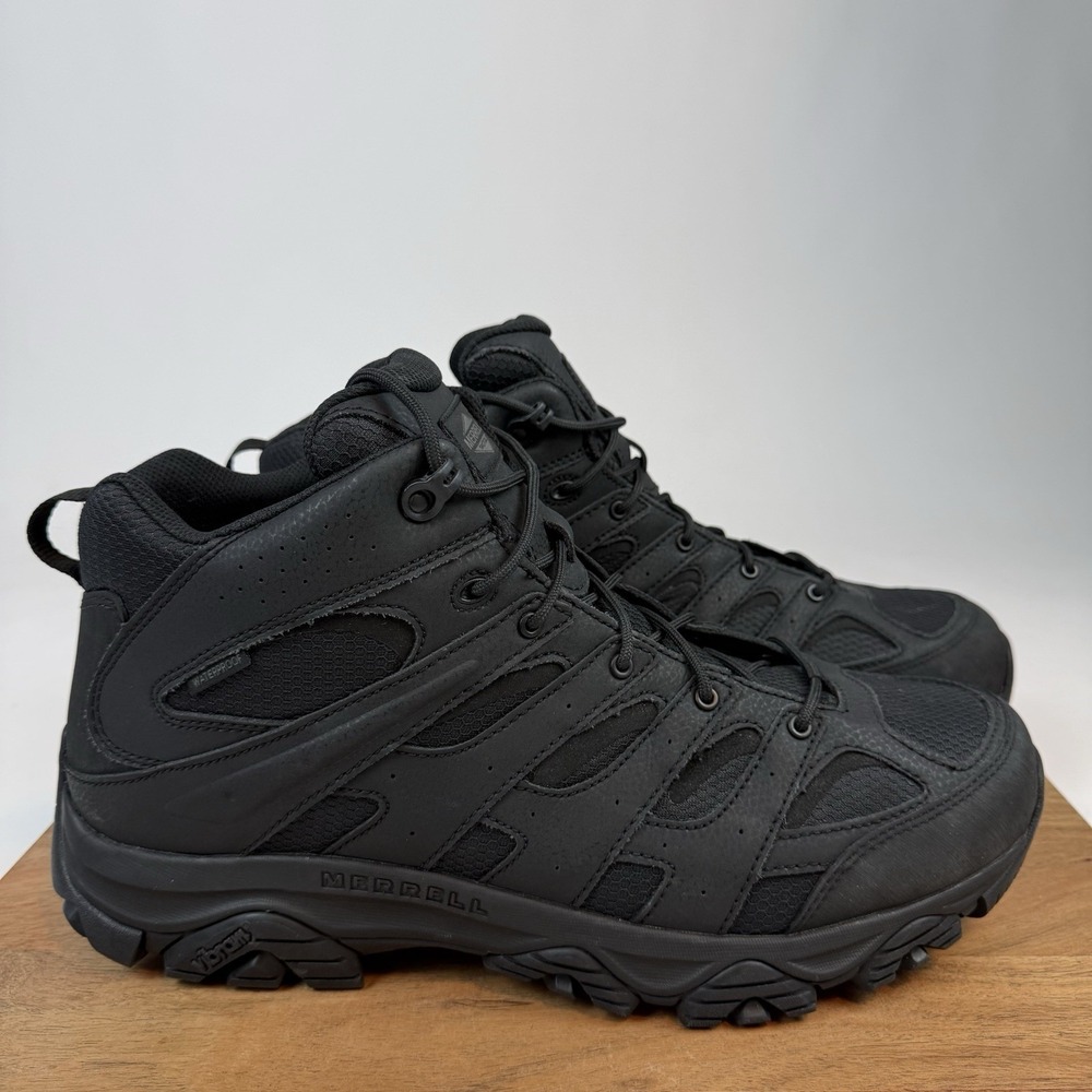 New Mens Merrell Moab 3 Mid Tactical Waterproof Work Boots Shoes 15 W